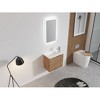 22'' Wall-Mounted Bathroom Vanity With Ceramic Sink Easy Assembly Modern Bathroom Storage Cabinet - 4 of 4