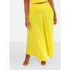 Rebdolls Women's High Shine Drop Waist A Line Maxi Skirt - 3 of 4