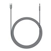 Just Wireless 6' 3.5mm to USB-C Audio Cable - Slate Gray - image 4 of 4