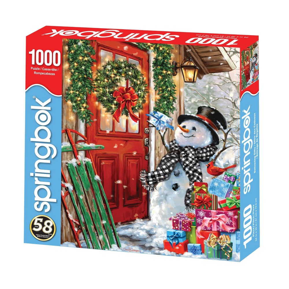 Photos - Jigsaw Puzzle / Mosaic Springbok Delivering Gifts Jigsaw Puzzle - 1000pc 