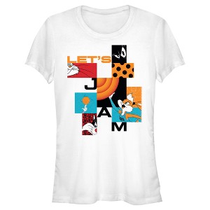 Juniors Womens Space Jam: A New Legacy Lola Bunny Let's Jam T-Shirt - 1 of 4