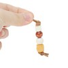 Unique Bargains Zebra Pattern Beads Shoelace Charms 1 Pair - 3 of 4