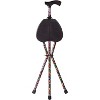 Switch Sticks Walking Stick, Walking Cane, Cane Chair, Quad Cane and Folding Cane with Seat is 34 Inches Tall, FSA and HSA Eligible, Supports Up to - 4 of 4