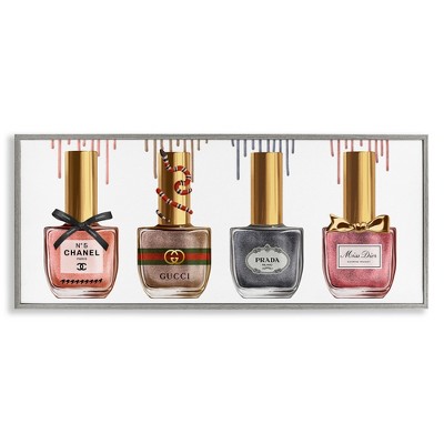 Stupell Industries Glam Nail Polish Collection, 24" x 10"