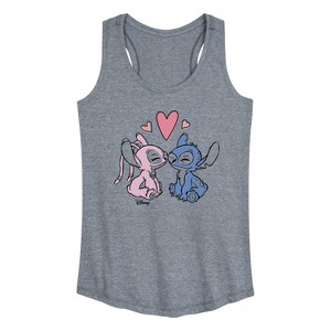 Women's - Disney - Lilo & Stitch Graphic Racerback Tank - 1 of 4