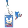 Sonic The Hedgehog Sonic Speed Lanyard ID Badge Holder w/ Metal Keychain - 2 of 4