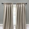 72"-144" Decorative Drapery Curtain Rod with Knob Finials Oil Rubbed Bronze - Lumi Home Furnishings: Adjustable 144 Inch Rod - 3 of 4