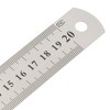 Unique Bargains Straight Ruler +/-5% Accuracy Stainless Steel Silver Tone 1 Pcs - 4 of 4