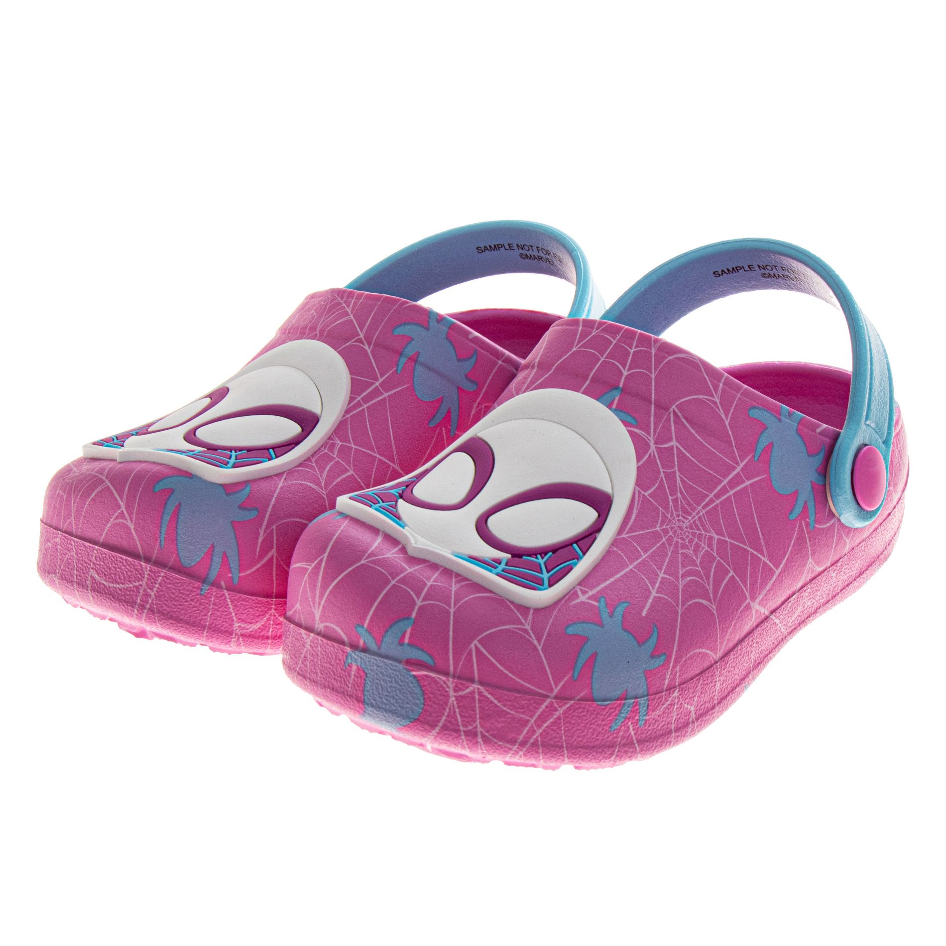 Marvel Spider-Man Girls Gwen Stacy Slip-On Clogs with Back Strap (Toddler)