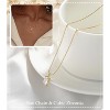 14K Gold Emerald Birthstone Necklace – Dainty Cubic Zirconia Pendant, Mother’s Jewelry Gift - 2 of 4