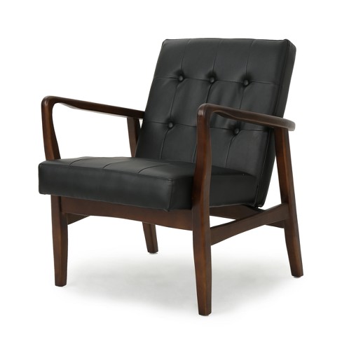 Target faux hot sale leather chair