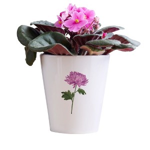 Personalization Mall Birth Month Flower Personalized Mini Flower Pot - 1 of 1