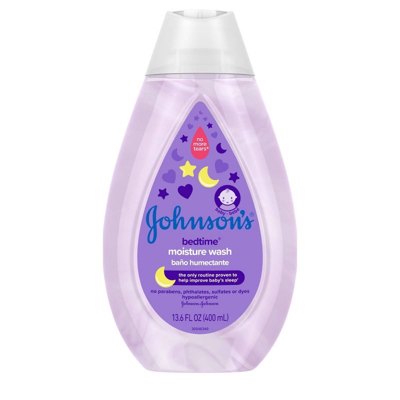 Johnson&#39;s Bedtime Baby Moisture Body Wash with Coconut Oil - 13.6 fl oz, 1 of 10