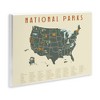 Stupell Industries United States National Parks Adventure Map Green Orange Wall Plaque Art - 3 of 4