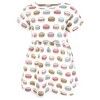 Hudson Baby Infant and Toddler Girls Cotton Dresses, Macarons - 3 of 4