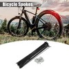 Unique Bargains 14G J Bend Bike Bicycle Spokes With Nipples Steel Black 40 Pcs - 2 of 4