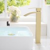 ChicFurnit Bathroom Sink Faucet Single Hole Modern Design with Single Handle for Stylish Vanities, Gold, 16.7"*9.1"*3.3" - 4 of 4