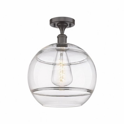 Rochester - 1 Light Semi-Flush Mount In Industrial Style-14.63 Inches Tall and 12 Inches Wide