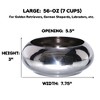 Unspill-a-Bowl® Stainless Steel Dog Bowl - Classic Silver | No Spill, Long Ears, Slow Feeding - 2 of 4