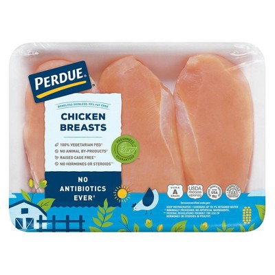 Perdue Boneless & Skinless Antibiotic Free Chicken Breast - 1.3-2.4 lbs - price per lb