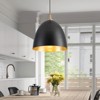 Dewdrop Industrial Dome Metal Pendant Light Fixtures for Kitchen Island - 3 of 4