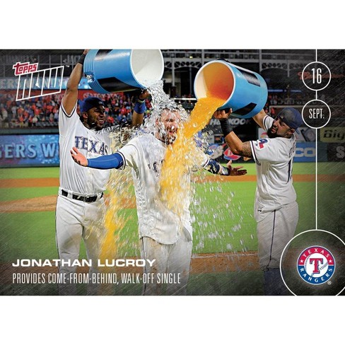 Topps Mlb Texas Rangers Jonathan Lucroy #463 Topps Now Trading