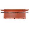 Esyspot Metal Powder Coating Hook Wall Mounted with Shelf In Orange - 2 of 4