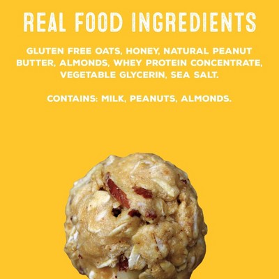 simplyFUEL Peanut Butter Honey Almond Whey Protein Balls - 8g Protein - 8oz