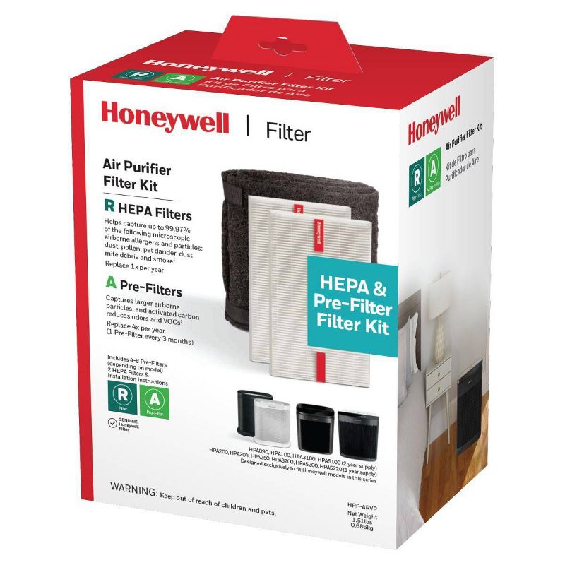 Honeywell HEPA Air Purifier Filter Value Kit with A and R Filters, 6 of 7