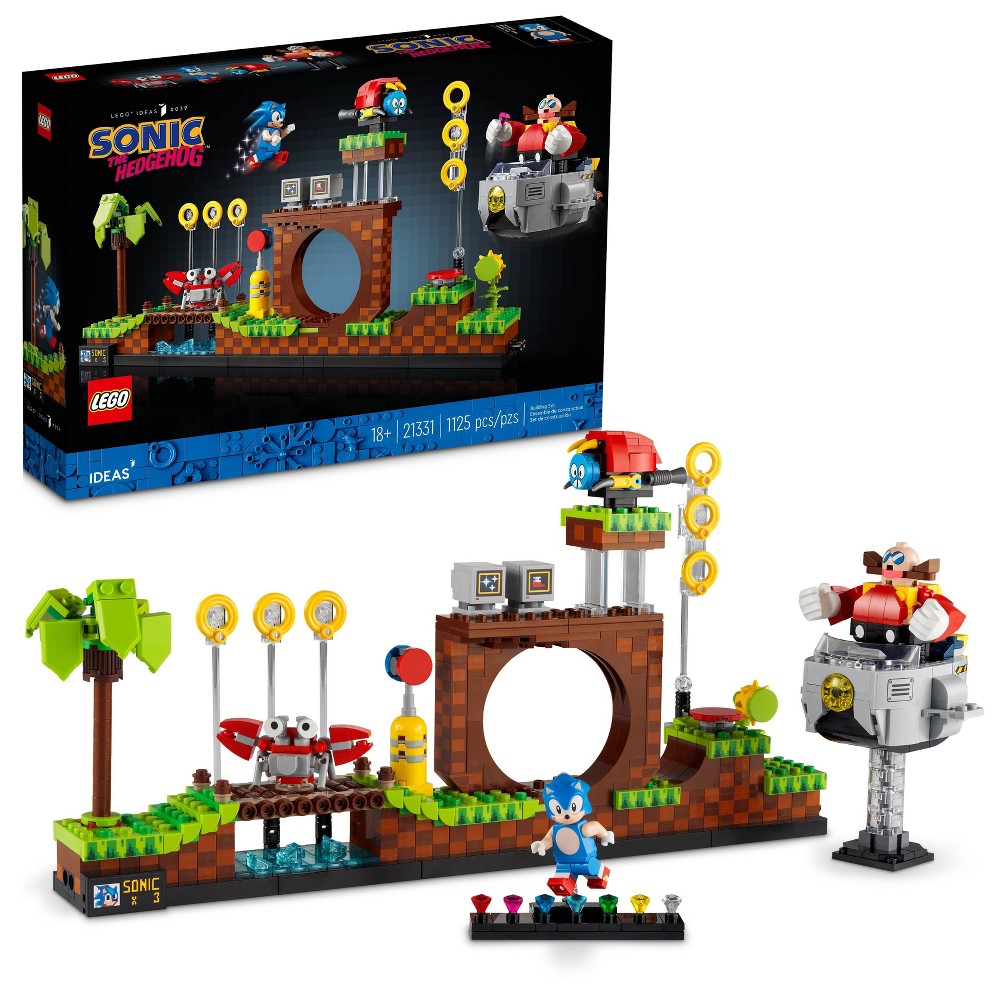 LEGO Ideas Sonic the Hedgehog  Green Hill Zone 21331 Toy Building Kit (1,125 Pieces)