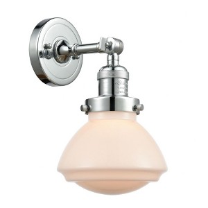 Olean - 1 Light Wall Sconce In Industrial Style-7.75 Inches Tall and 6.75 Inches Wide - 1 of 2