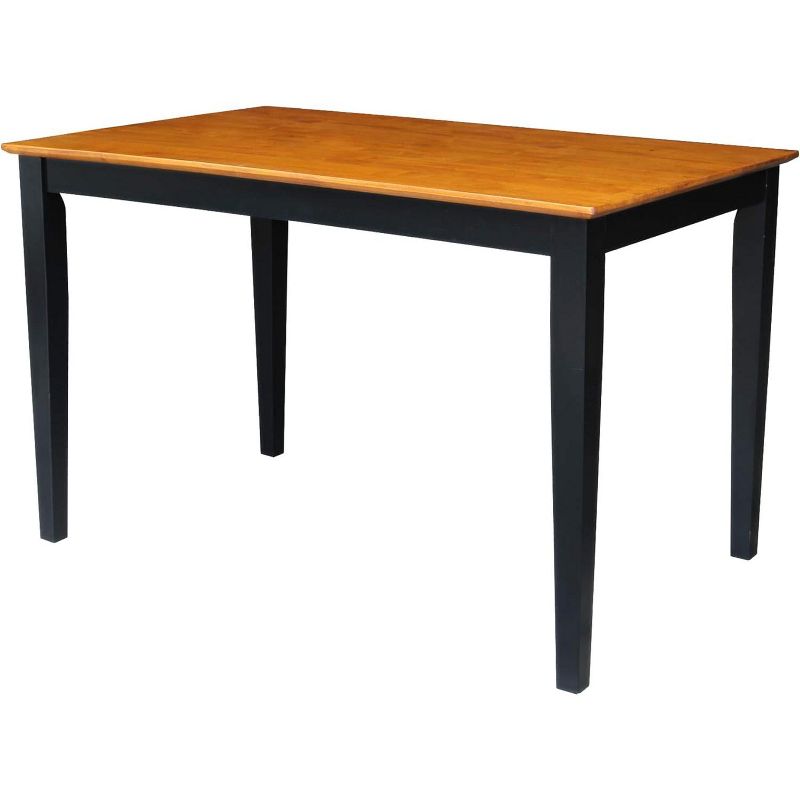 International Concepts Solid Wood Top Table, 1 of 2