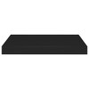 vidaXL Floating Wall Shelf Black 15.7"x9.1"x1.5" MDF - 3 of 4