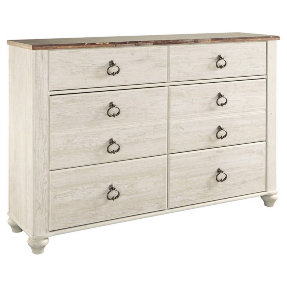 Photos - Dresser / Chests of Drawers Ashley Willowton Dresser Cream - Signature Design by 