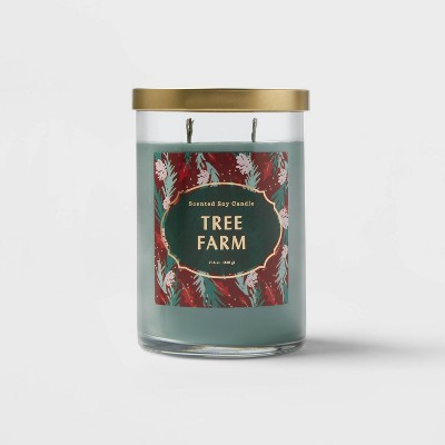 21.5oz Core Lidded Glass Jar Tree Farm Candle - Opalhouse™