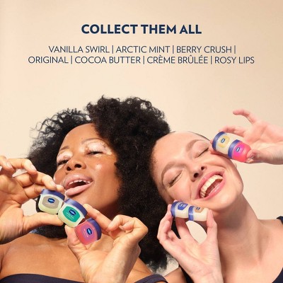 Vaseline Lip Therapy Mini Lip Balm - Vanilla Swirl - Travel Size - 0.25oz
