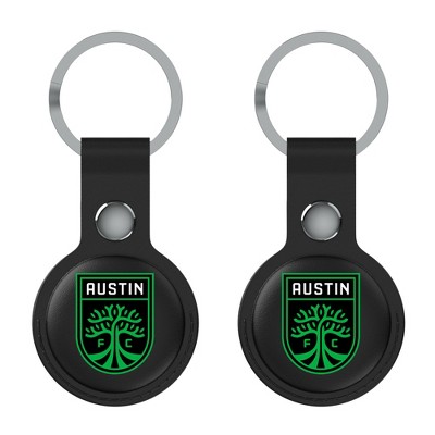 Keyscaper MLS Western Conference Teams Insignia Black Airtag Holder 2-Pack