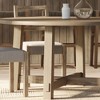 Maven Lane Mila Contemporary Round Wooden Dining Table in Refined Grey Finish - 2 of 4
