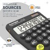 CATIGA Mechanical Switch Calculator, 12-Digit LCD, Solar & Battery Power, Cute Desktop Design with Big Buttons for Home, School, and Office SD-1299 - image 4 of 4