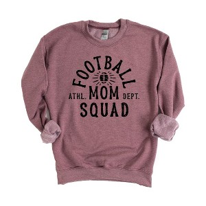 Simply Sage Market Women's Graphic Sweatshirt Football Mom Squad - 1 of 2