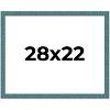 PosterPalooza | Simple Blue Picture Frame - UV Acrylic, Backing Board, Hanging Hardware Included - 2 of 4