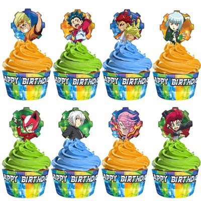 Treasures Gifted BEYBLADE Cupcake Toppers & BEYBLADE Cupcake Wrappers