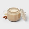 Lidded Glass Pumpkin Jar Candle - Threshold™ - 3 of 3