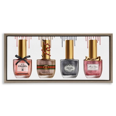 Stupell Industries Glam Nail Polish Collection, 25" x 11"