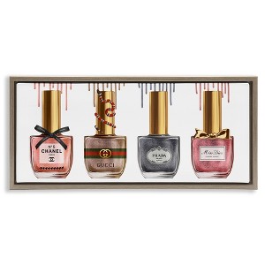 Stupell Industries Glam Nail Polish Collection, 25" x 11" - 1 of 4
