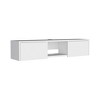 49.25" Manufactured Wood Floating TV Stand with 2 Doors, Central Open Shelf, and Cable Management for Living Room and Bedroom - 2 of 4