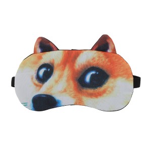 Unique Bargains Portable Akita Sleep Mask Yellow 1 Pc - 1 of 3
