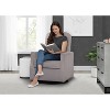 Delta Children Clair Slim Nursery Glider Swivel Rocker Chair - 4 of 4
