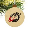 Minnesota State University Moorhead Primary Logo Wood Christmas Tree Holiday Ornament - 4 of 4