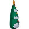 Gemmy 9 Ft. Inflatable Rainbow Wave Lightshow Christmas Tree Outdoor Yard Decoration - 2 of 3